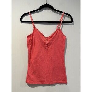 NEW Color Story Tank Top Womens XS Rhinestone Zipper Adjustable Stretch Cotton